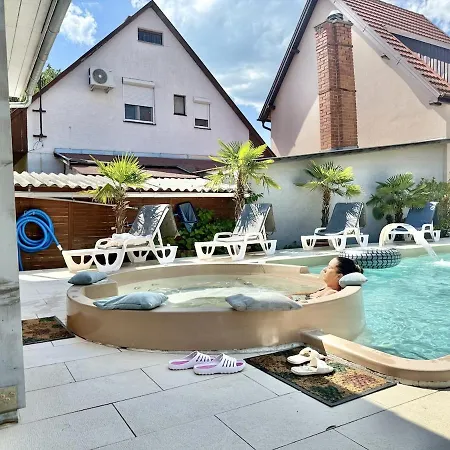 公寓 Lelle Udvar 4 Ac Free Parking *